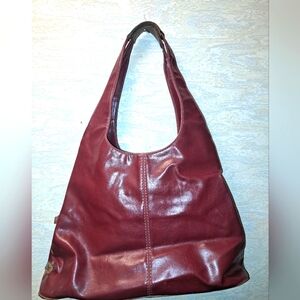 Large Red Leather Nine West Purse
